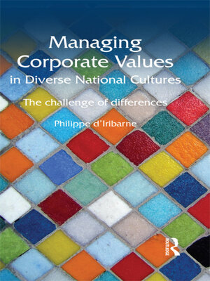 cover image of Managing Corporate Values in Diverse National Cultures